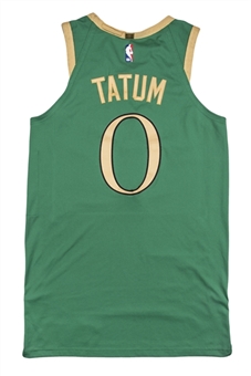 2020 Jayson Tatum Game Used Boston Celtics City Jersey Photo Matched To 2/23/2020  Career High 41 Point Game (Fanatics & Resolution Photomatching)